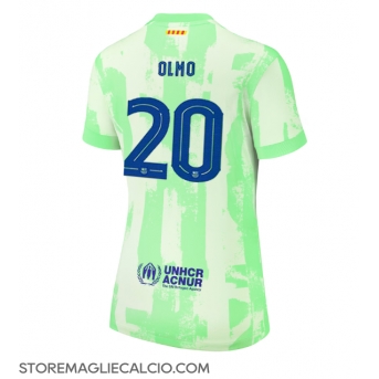 Barcelona Dani Olmo #20 Maglia Gara Terza Repliche 2024-25 Donna